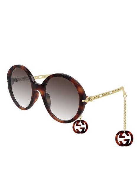 gafas gucci redondas mujer|Gucci Gafas de sol con montura redonda.